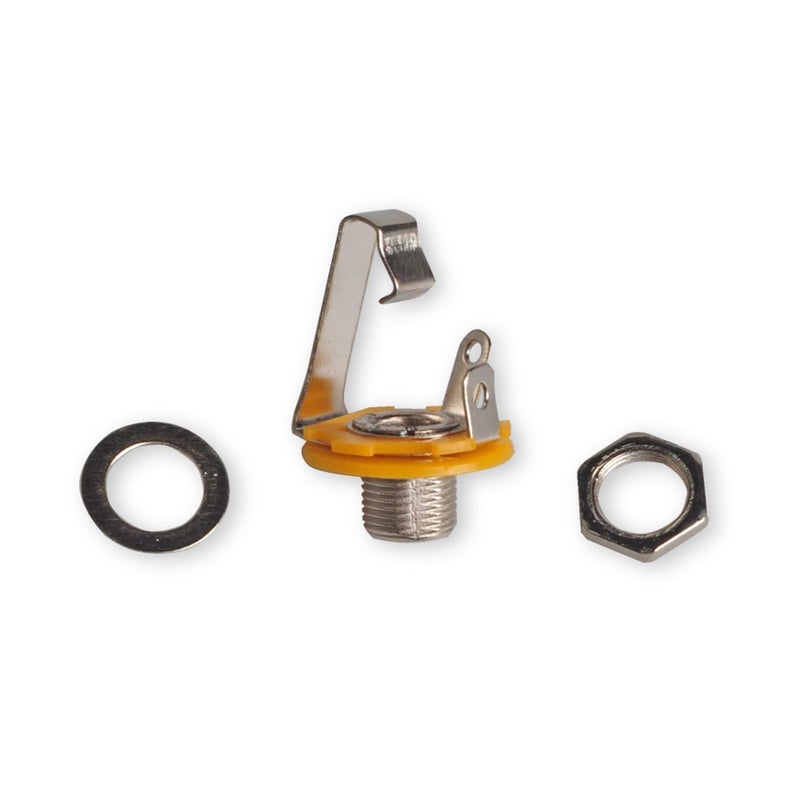 HTTX (1/4 inch) 6.35mm Microphone Mono TS Socket Female Connector Panel Mount Adapter (10 Pack) - Image 3